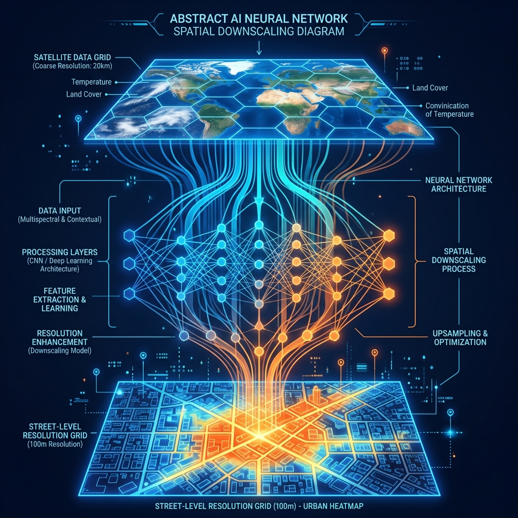 AI Downscaling Neural Network