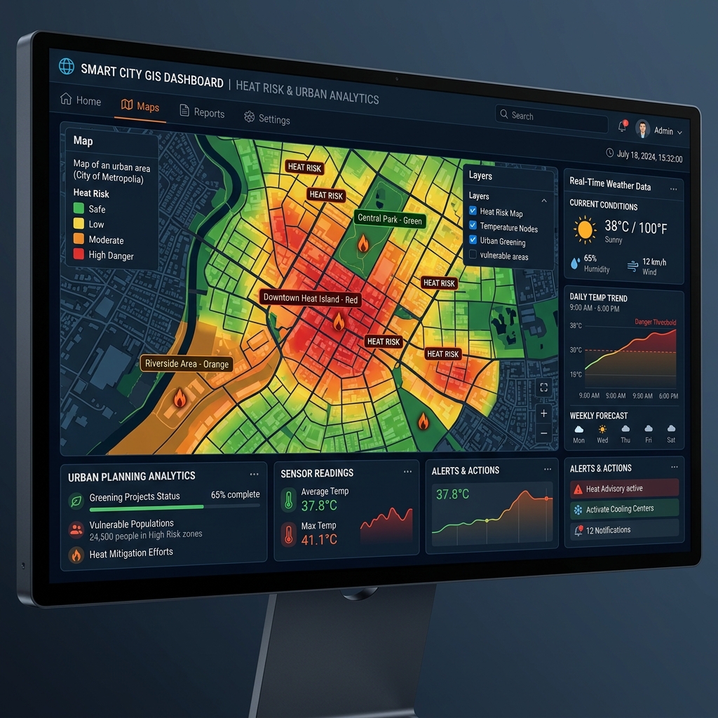 Interactive GIS Dashboard